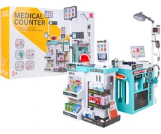 Žaidimų rinkinys MEGA Little Doctor 77 vnt. mėlynas
