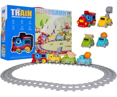 Žaislinis traukinys Dino Train Construction