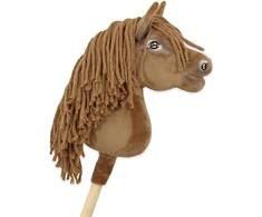 Super Hobby Horse Hobby Horse lazdelinis arkliukas Premium šviesiai kaštoninis A4