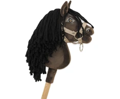 Hobby Horse lazdelinis arkliukas Premium tamsaus bėro atspalvio A5