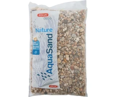 Zolux Aquasand Nature grubi kvarcinio smėlio substratas akvariumui 1kg