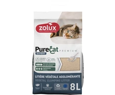 Zolux PURECAT augalinis katės kraikas, 8 l