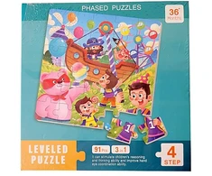 Magnetinė dėlionė knygelėje 3in1 (4lygis) piratai