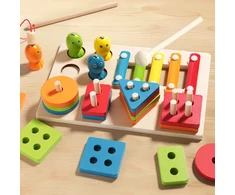 Montessori veiklos lentelė 3in1