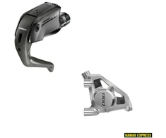 Diskiniai stabdžiai SRAM Raudona E1 Aero, Stealth-A-Majig Connected, Rear Caliper, brake lever, Flat Mount 20mm Offset, 2000mm hose (Including Piston Massage Spacer, Rotor sold separately)