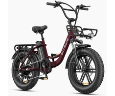 Dviratis 20 elektrinis Engwe L20 Boost 250Wh Step-Thru raudonas