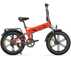 Dviratis 20" elektrinis Engwe Engine X raudonas