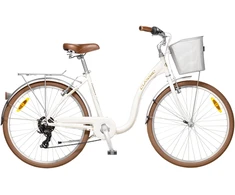 Dviratis 26 CLASSIC COMFORT 7 26 26 baltas classic