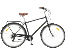 Dviratis 28 CLASSIC DELUXE 7 MEN ALU EQ 28 juodas classic