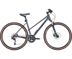 Dviratis 28" Bulls Cross Mover trapez 30g pilkas
