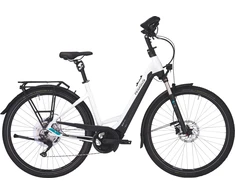 Dviratis 28" elektrinis Pegasus Premio EVO 10 Lite COMFORT 400Wh wave BOSCH sistema balta/juoda