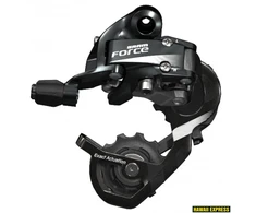 Galinis pavarų perjungėjas SRAM Force22 Short Cage 11-speed Max 28T