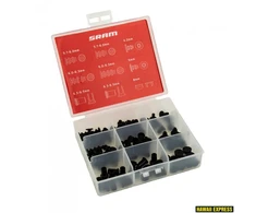 Įrankis SRAM Frame Plug Tacklebox (4.2mm QTY 10, 5mm QTY 10, 5.7-6mm QTY 20, 6.0-6.3mm QTY 20, 6.3-6.5mm QTY 20 and 8mm QTY 10)