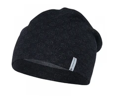 Kepurė Thermowave Merino Train unisex juoda raštuota