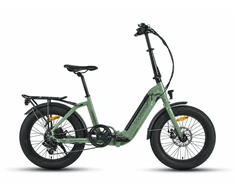 Kita Dviratis 20" elektrinis sulankstomas Overfly Doris 250 W žalias