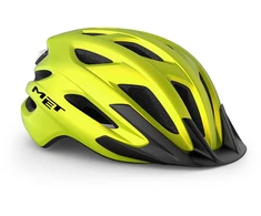 Met Salmai Šalmas MET CROSSOVER Lime Geltona Metallic Matt