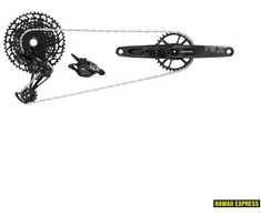 Pavarų grupė SRAM NX Eagle DUB Groupset (Rear Der, Trigger Shifter w Clamp, Crankset DUB 12s 170 BOOST w DM 32t X-SYNC Chainring, Chain 126 links 12s,Cassette PG-1230 11-50t, Chaingap Gauge)