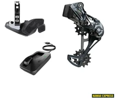 Pavarų grupė SRAM X01 Eagle AXS Upgrade Kit Lunar (Rear Der wBattery and Baterija Protector, Rocker Paddle Controller wClamp, Charger/Cord, Chain Gap Tool)