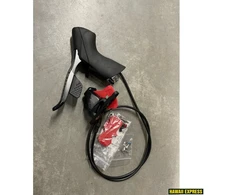 Pavarų ir stabdžių rankenėlė SRAM Shift/Hydraulic Disc Brake Force eTap AXS D1 Gloss Stealthamajig connected Front Brake/Left Shift 950mm w/ Flat Mount 20mm SS Hardware (Rotor &amp; Bracket sold separately)