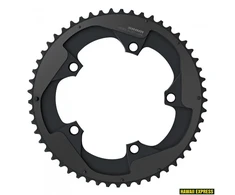 Priekinė žvaigždė SRAM Road Raudona B2 X-Glide 53T Yaw 11 Speed S3 130 Alum 5mm Blast Juodas 2-Pin (53-39)