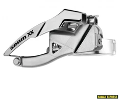 Priekinis pavarų perjungėjas SRAM XX Low Clamp Bottom Pull 31.8 &amp; 34.9