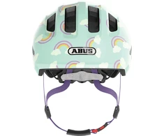 Šalmas Abus vaikiškas Smiley 3.0 LED mėlynas rainbow