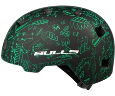 Šalmas Bulls Urban Juveno T140-Y C1 juodas/žalias