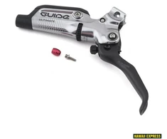 Stabdžių dalis SRAM LEVER ASSEMBLY - CARBON LEVER (ASSEMBLED, NO HOSE, INCLUDES BARB &amp; OLIVE) VERSION 2 ARTIC Pilkas -GUIDE ULTIMATE