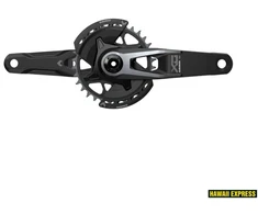 Švaistiklis SRAM SRAM Crankset X0 Eagle V2 Q174 CL55 DUB MTB Wide 170mm Juodas 2-guards 32t T-Type (BB and BB DUB spacers are not included)