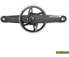 Švaistiklis su galios matuokliu SRAM w/Power meter spindle FORCE AXS 1x XPLR DUB WIDE E1 175mm - Direct Mount 42T (BB not included)