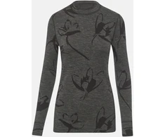 Termo marškinėliai Thermowave mot. Merino Lily Thermal LS pilkai leliju