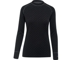 Termo marškinėliai Thermowave mot. Merino Xtreme ilgom rankovėm juodi