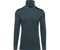 Termo marškinėliai Thermowave vyr. Merino Xtreme ilgom rankovėm aukštu kaklu pilki