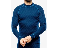 Termo marškinėliai Thermowave vyr. Merino Xtreme ilgom rankovėm mėlyni