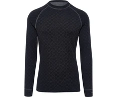 Termo marškinėliai Thermowave vyr. Merino Xtreme ilgom rankovėm juodi