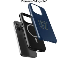 Coveris Telefono dėklas Magsafe "67" iPhone 12-17, Samsung S22-26, Google Pixel 10/Pro/ProXL modeliams