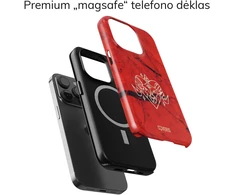 Coveris Telefono dėklas Magsafe "Aries" iPhone 12-17, Samsung S22-26, Google Pixel 10/Pro/ProXL modeliams