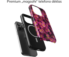 Coveris Telefono dėklas Magsafe "Aster" iPhone 12-17, Samsung S22-26, Google Pixel 10/Pro/ProXL modeliams