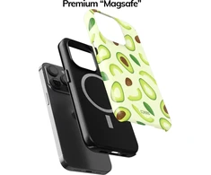 Coveris Telefono dėklas Magsafe "Avocado" iPhone 12-17, Samsung S22-26, Google Pixel 10/Pro/ProXL modeliams