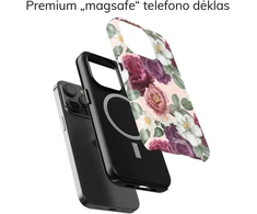 Coveris Telefono dėklas Magsafe "Blossom" iPhone 12-17, Samsung S22-26, Google Pixel 10/Pro/ProXL modeliams