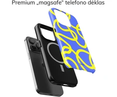 Coveris Telefono dėklas Magsafe "Brillia" iPhone 12-17, Samsung S22-26, Google Pixel 10/Pro/ProXL modeliams