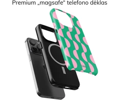Coveris Telefono dėklas Magsafe "Bubble" iPhone 12-17, Samsung S22-26, Google Pixel 10/Pro/ProXL modeliams