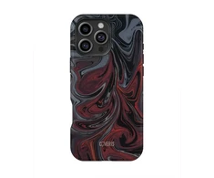 Coveris Telefono dėklas Magsafe "Burgundy" iPhone 12-17, Samsung S22-26, Google Pixel 10/Pro/ProXL modeliams