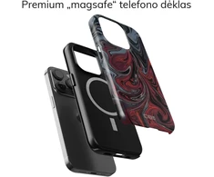 Coveris Telefono dėklas Magsafe "Burgundy" iPhone 12-17, Samsung S22-26, Google Pixel 10/Pro/ProXL modeliams