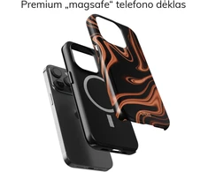 Coveris Telefono dėklas Magsafe "Chocolate" iPhone 12-17, Samsung S22-26, Google Pixel 10/Pro/ProXL modeliams