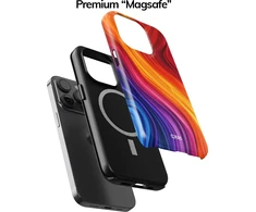 Coveris Telefono dėklas Magsafe "Colorwave" iPhone 12-17, Samsung S22-26, Google Pixel 10/Pro/ProXL modeliams