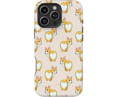 Coveris Telefono dėklas Magsafe "Corgi" iPhone 12-17, Samsung S22-26, Google Pixel 10/Pro/ProXL modeliams