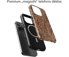 Coveris Telefono dėklas Magsafe "EarthFur" iPhone 12-17, Samsung S22-26, Google Pixel 10/Pro/ProXL modeliams