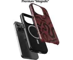 Coveris Telefono dėklas Magsafe "Fangrel" iPhone 12-17, Samsung S22-26, Google Pixel 10/Pro/ProXL modeliams