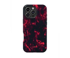 Coveris Telefono dėklas Magsafe "Flames" iPhone 12-17, Samsung S22-26, Google Pixel 10/Pro/ProXL modeliams